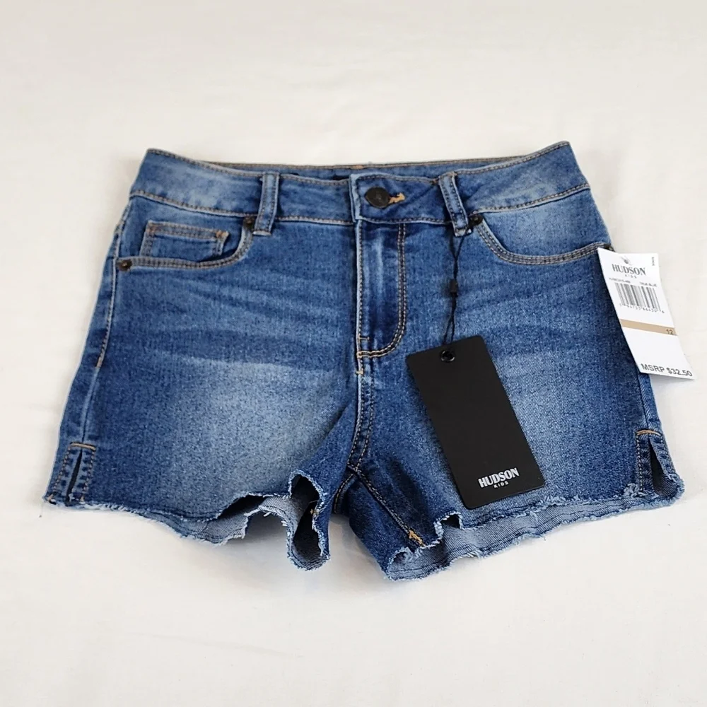 Hudson Kids Mid Rise Short Jeans Shorts